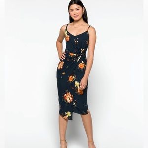 Nine Britton Navy Midi Dress